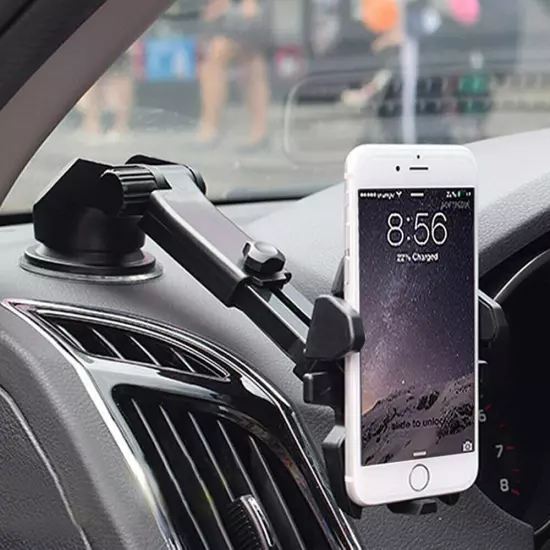 360° Universal Mount Holder Car Stand Windshield For Mobile Cell Phone GPS 