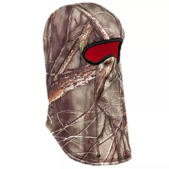 Huntworth OakTree Evo Reversible Orange Camo Hunting Balaclava Hood Hat 5517-310