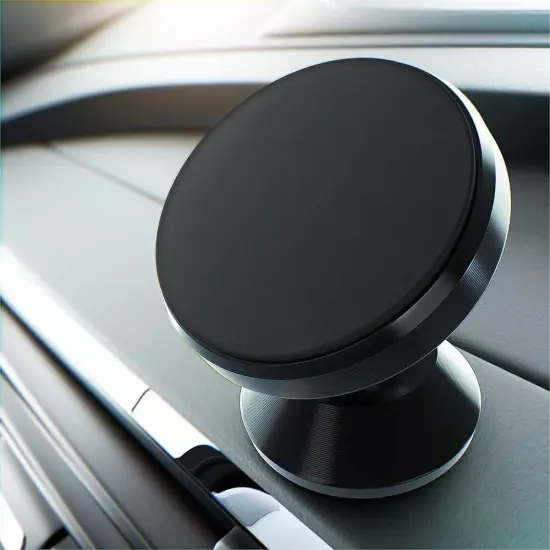 Universal Magnetic Phone Holder Stand: 360° Rotation Car Mount