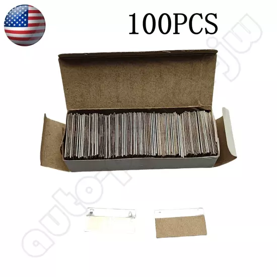 100 PCS Razor Blades Single Edge Extra Sharp Heat Treated Safety Knife Scrapers