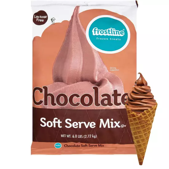 Frostline Chocolate Soft Serve Ice Cream Mix | Lactose & Gluten Free Mix | Use |