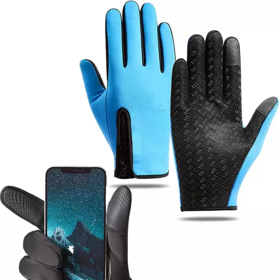 Thermal Windproof Waterproof Winter Gloves Touch Screen Warm Mittens Men Women