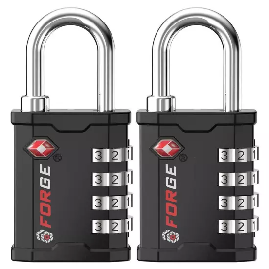 4 Digit TSA Approved Travel Locks, Tool Box and Case Lock, Combination Padloc...