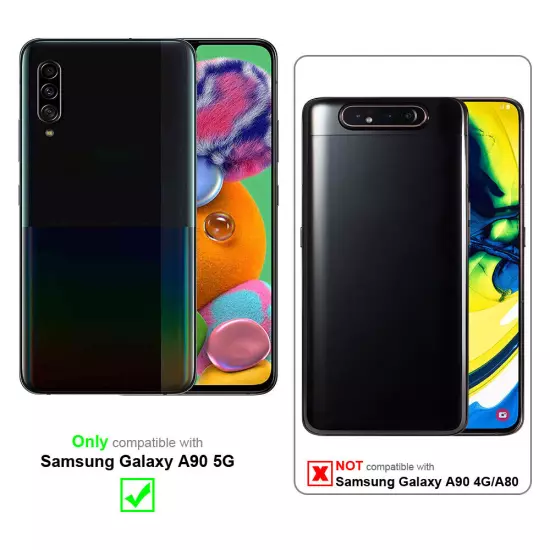 Case for Samsung Galaxy A90 5G Full Cover Phone Protection Book Magnetic