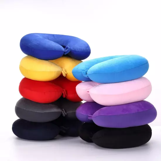 U-shaped Pillow Head Rest Neck Support Neck Pillow Travel Foam Pillow Memory US