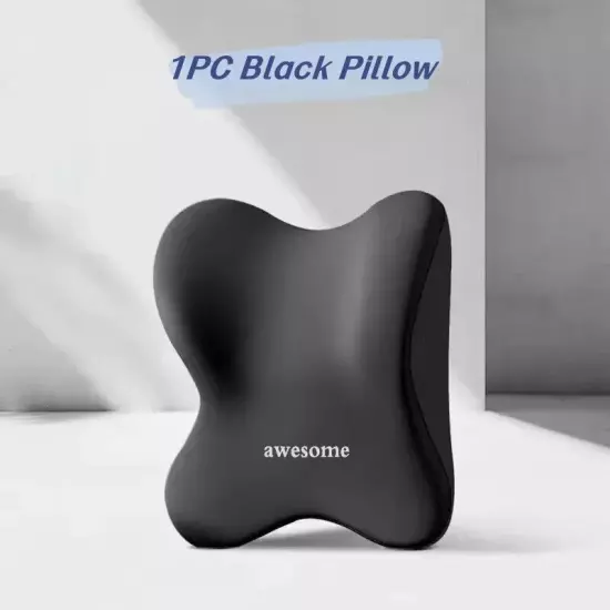 Car Headrest Lumbar Support Cushion Backrest Pillow Car Comfortable Neck Pillow