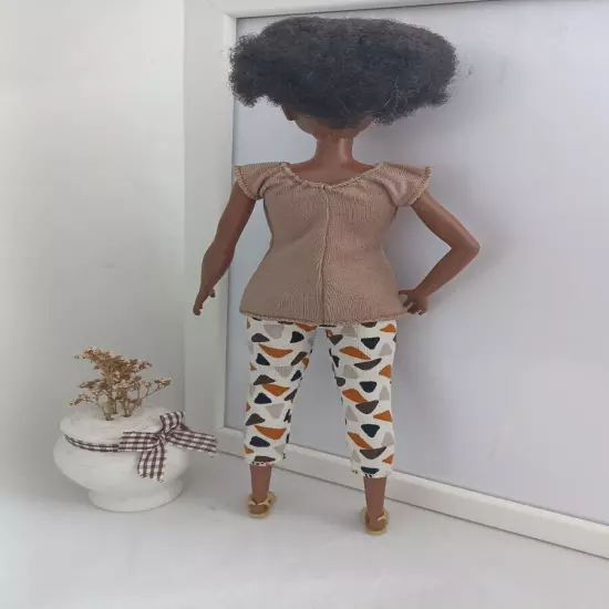 Suit for 1:6 scale doll, no hook and loop, stretch