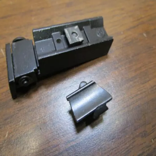 CVA Hawken Rifle & Pistol Adjustable Rear Sight & Front Bead Gun Sight "V" Notch