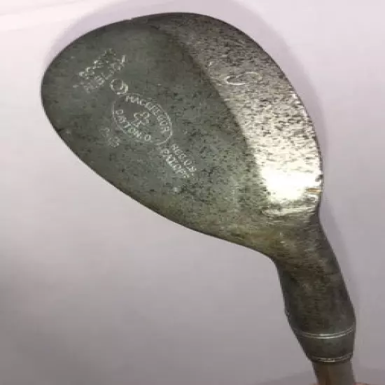 Vintage Macgregor Dayton GO-SUM Niblick 9 Iron RH Steel Shaft Leather Grip