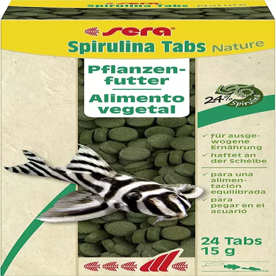 Sera Spirulina Tabs Nature 0.5 Oz 24 Tabl.