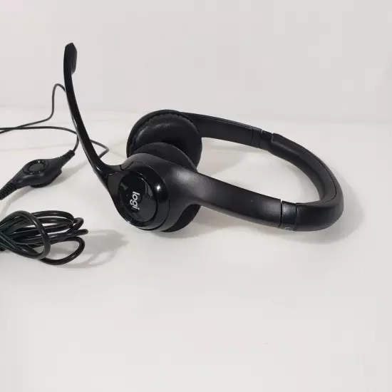 Logitech H390 USB Computer Headset Headphones, w Noise Cancel Mic, A00086