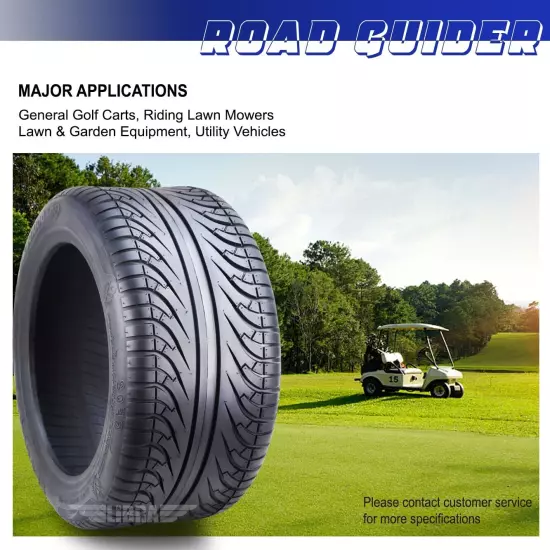 ROADGUIDER 215/35-12 Golf Cart ATV Tires 4 Ply 215/35x12 -Set 2 -14004