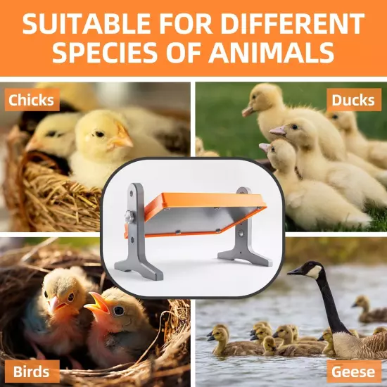 Brooder Heater for Chicks -Chick Brooder Heating Plate with Adjustable Temper...