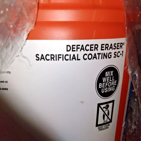 Prosoco Sacrificial Coating SC-1, Removable Anti-Graffiti Shield, 5 Gallons