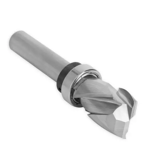 1/2" Shank Template Pattern Router Bit Straight Flush Solid Carbide Compression