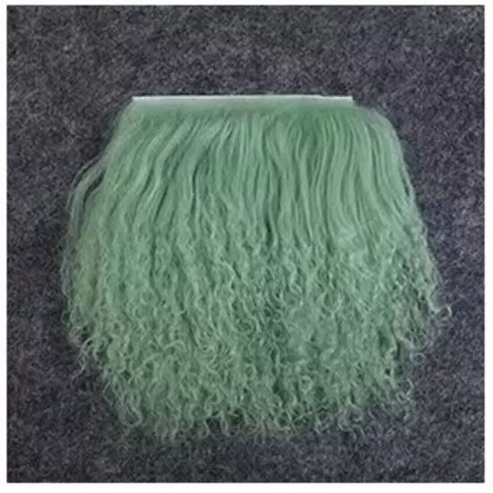 2x4" Tibetan Lamb Mohair for Doll Wigs Mongolian Curly Fur Hair Reroot Doll Hair