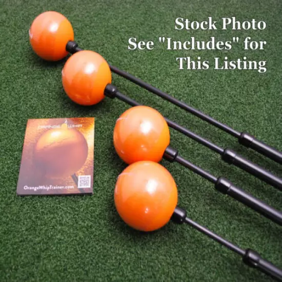 Orange Whip Golf Swing Training Aid - COMPACT Trainer Model - NEW