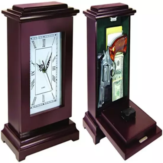 Working Concealment Clock Hidden Security Safe Hide valuables Keys Money Jewelry