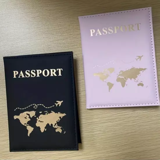 Black & Pink Passport Covers, Simple Elegant Multi-Functional Passport