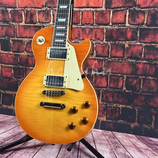 Custom Shop Honey burst Lemon Fade Electric Guitar ABR bridge shipping quickly