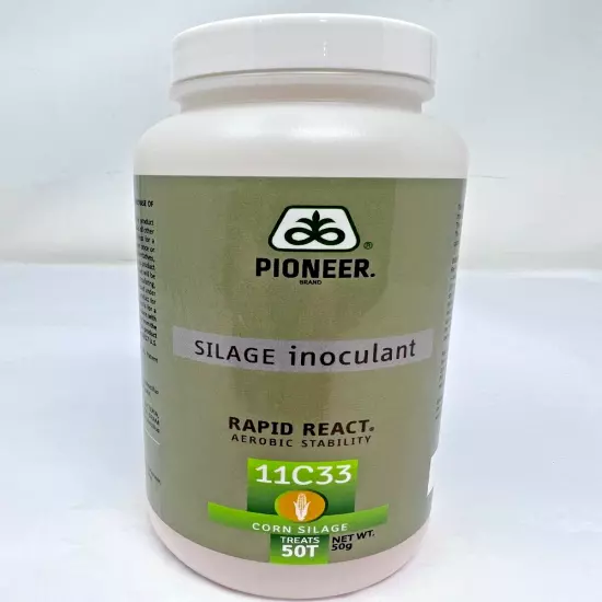 Pioneer 11C33 Silage Inoculant Rapid React AEROBIC STABILITY CORN TREAT 50T