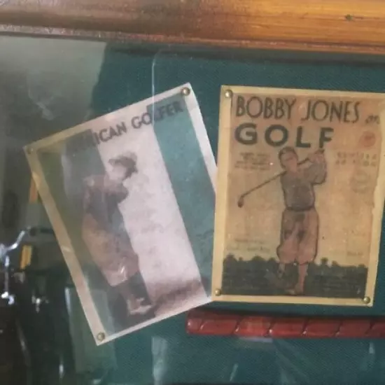 Golf Shadowbox Depicting The History Of The Game