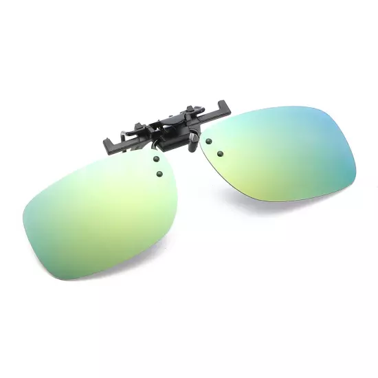 Polarized Unisex Clip On Flip Up Sunglasses for Men Women UV Protection Glasses