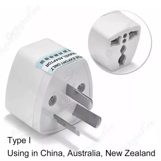 UK/US/EU Universal to AU AUS Australian Power Plug Adapter 3 pin Converter