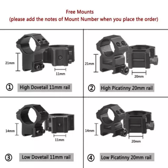 Discovery Tactical Rifle Scope FFP 4-16x44 Optical Sight long range For Hunting