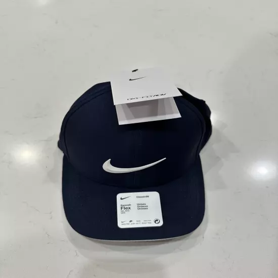 NEW! Nike Aerobill Dri-FIT ADV Classic99 Perforated Navy Golf Cap M/L