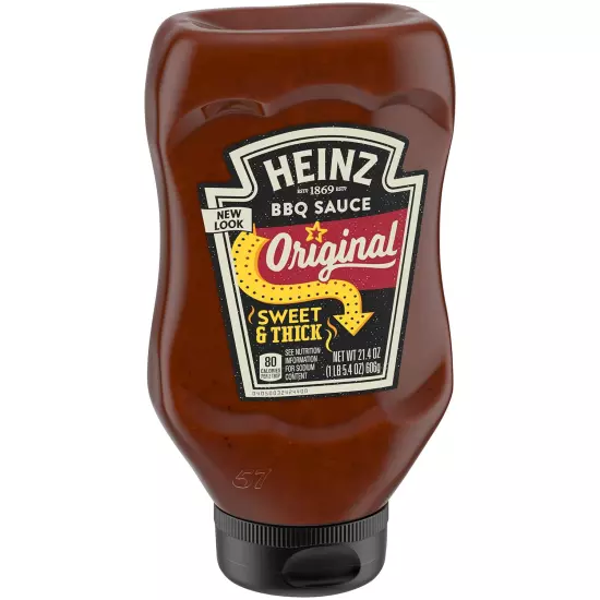 Original Sweet & Thick BBQ Sauce (21.4 Oz Bottles, Pack of 6)