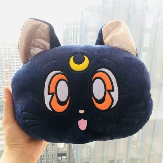 Sailor Moon Cat Neck Pillows soft Car belts Headrest Seat Head Cushion