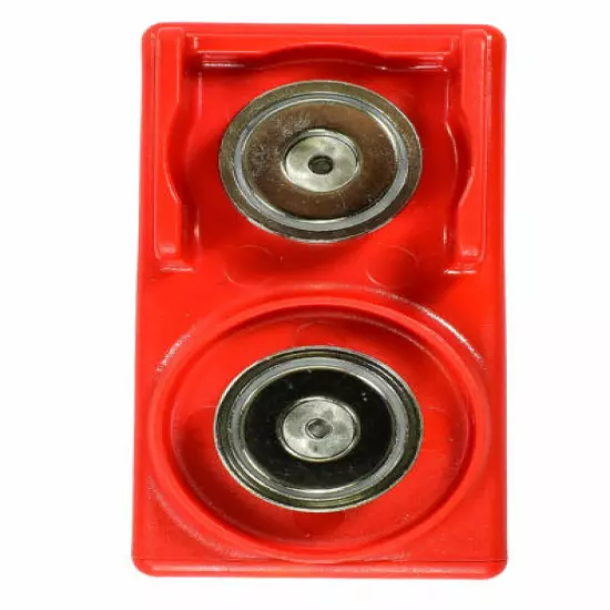 New GPSQuickClip Basic Double Magnet System For Golf Carts Red