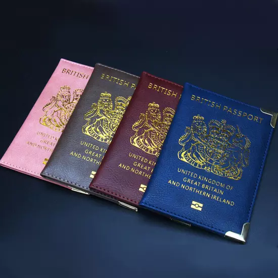 Passport Case British Passport Bag Protective Clip Passport Holder Cover Thin