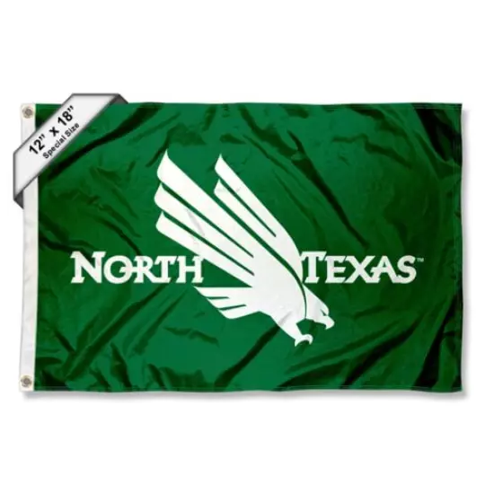 University of North Texas UNT Boat and Golf Cart Flag