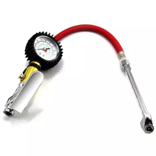 Tire Pressure Gauge, Heavy Duty Tire Inflator High Precision Tire Pressure Gun