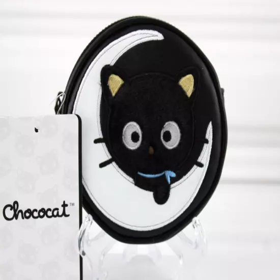 HER UNIVERSE SANRIO CHOCOCAT CELESTIAL COIN PURSE WITH KEYCHAIN GLOW IN THE DARK