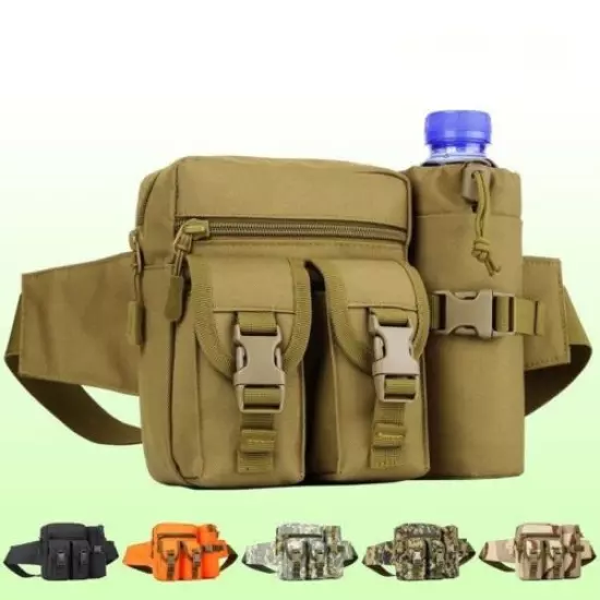 Waist Pack Belt Bum Bags Military Tactical Outdoor Hiking Fishing Camping Travel