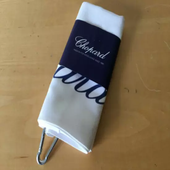 New - Golf Towel Chopard Of - White Colour - 15 3/8x26 13/16in