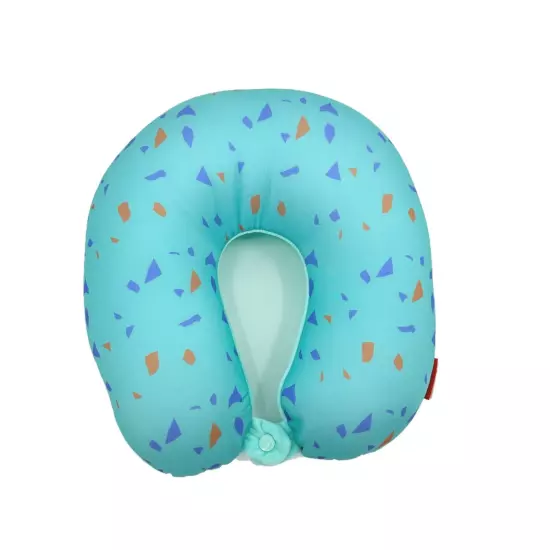 Colorful U Shaped Travel Pillow Neck Support Head Rest Airplane Sleep Cushion