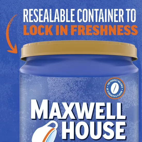 Maxwell House Original Roast Ground Coffee, 42.5 oz. Canister Free Shipping