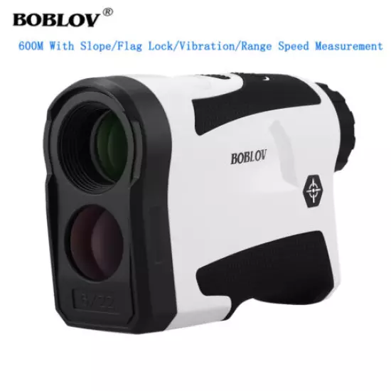 BOBLOV 6x GOLF LASER RANGE FINDER 650 Yards 600M FLAG-LOCK SLOPE VIBRATION