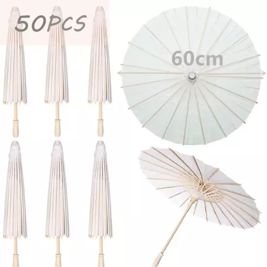 30/40/50PCS Parasol Umbrellas Wedding Photo Cosplay Prop Bridal Baby Party Craft