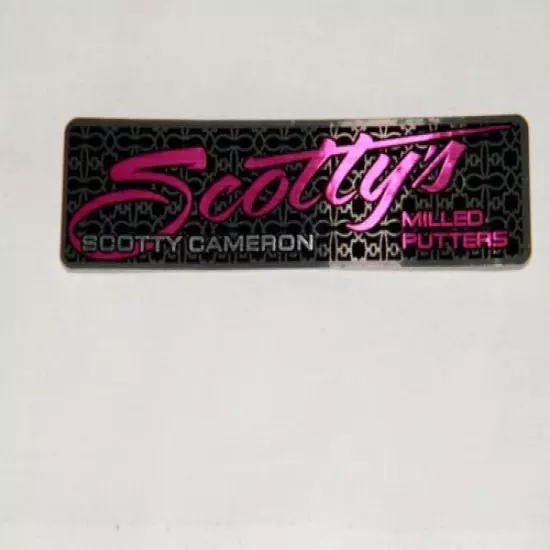 2021 Scotty Cameron Scotty Script Sticker/Shaft Band Decal - Ships Free U.S.