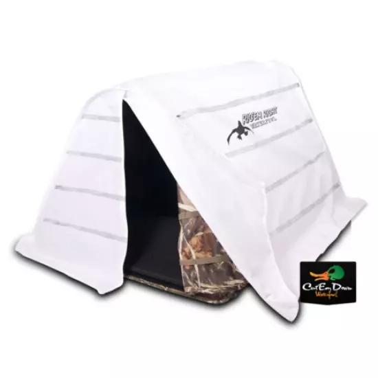 RIG'EM RIGHT WATERFOWL FIELD BULLY DOG BLIND SNOW COVER CAMO POP UP COLLAPSIBLE