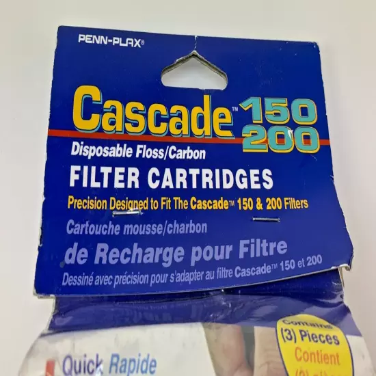 Cascade 150 200 Filter Cartridge 3 Pack Penn-Plax