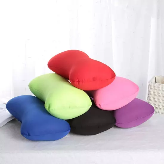 Micro Microbead Pillow Cushion Travel Bolster Office Nap 2024 U Rest Pillow T4M6