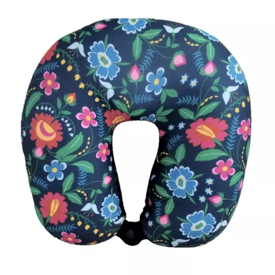 Micro Beads U Shaped Travel Neck Pillow Head Neck Cervical Sleep Support Cushion