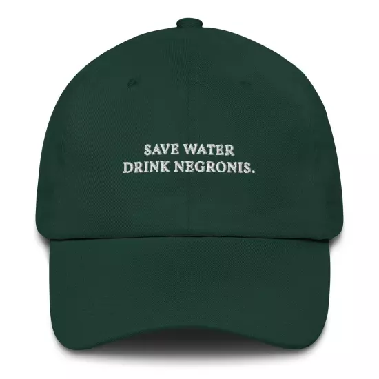 Save Water Drink Negronis - Cap