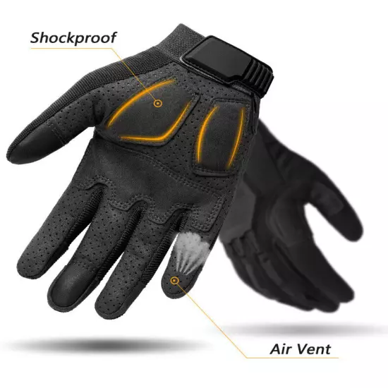 Tactical Gloves Army Military Hunting Shooting Touch Screen Full Finger Gloves